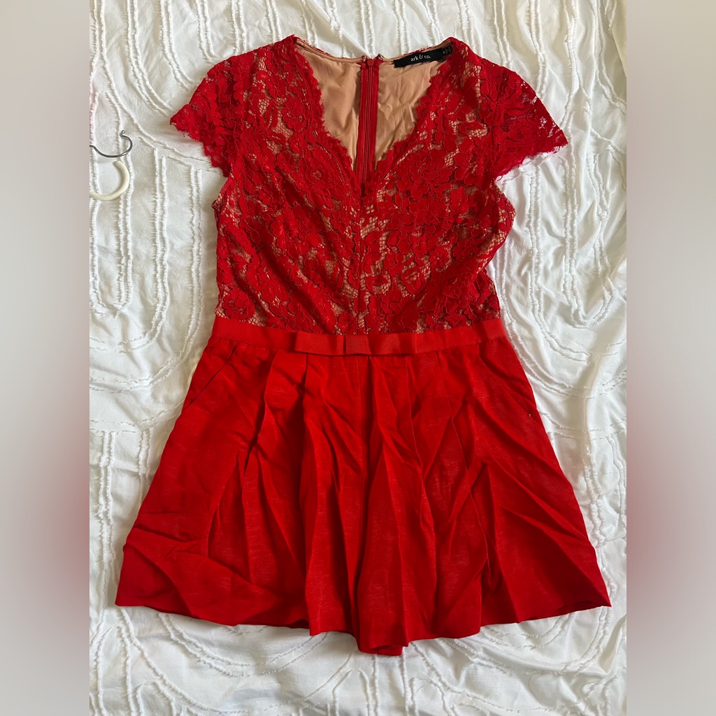 Beautiful Red Romper